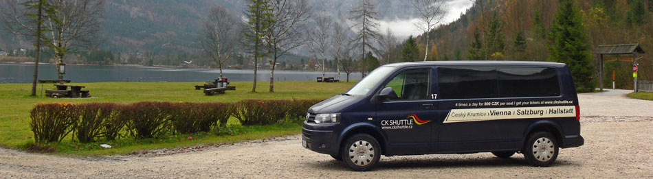 van by the lake